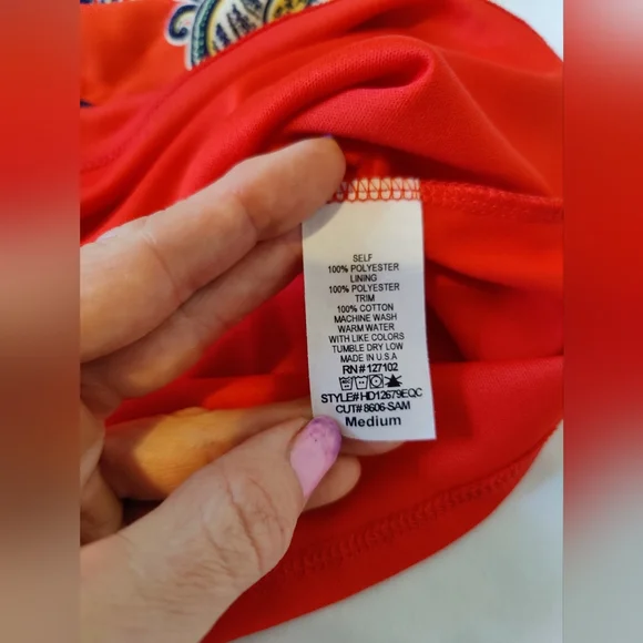 NWT Francesca's Collection Adorable "Mya'n Bohemian Midi Dress (Medium) 🧡🤍🩵🧡 - Picture 15 of 16